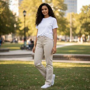 Levi Strauss Womens Size 16 Medium Gray Stretch Bootcut Pockets Denim Jeans